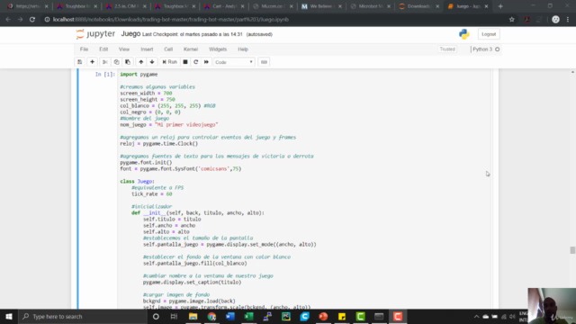 Aprende python desarrollando tu primer videojuego – Screenshot 1