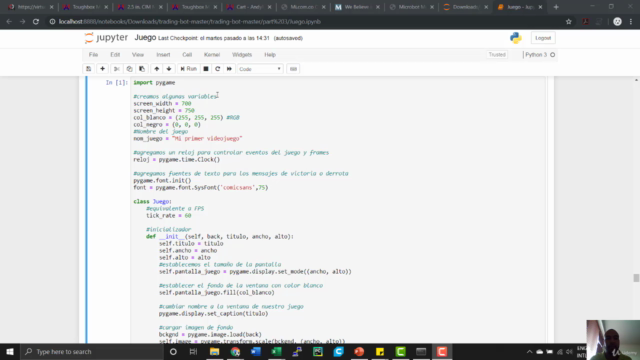 Aprende python desarrollando tu primer videojuego – Screenshot 2