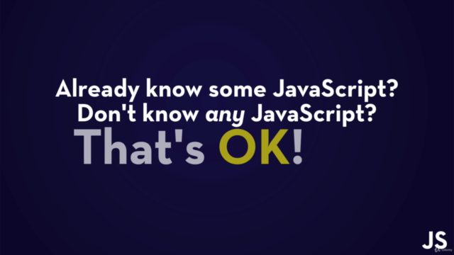 JavaScript for Beginners - Learn with 6 main projects! – Screenshot 2