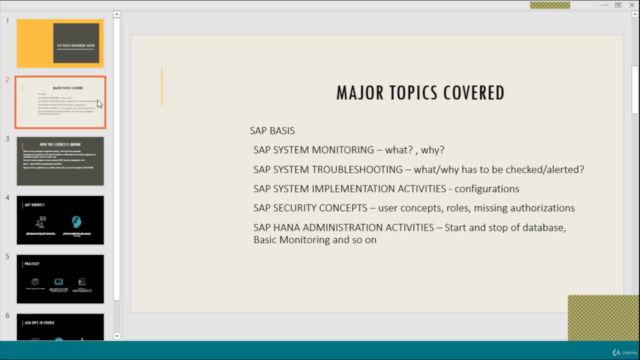 SAP Basis + HANA Administration – Screenshot 1