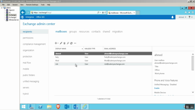 Exchange 2016/2019 practical Guide from Zero to Office 365 – Screenshot 3