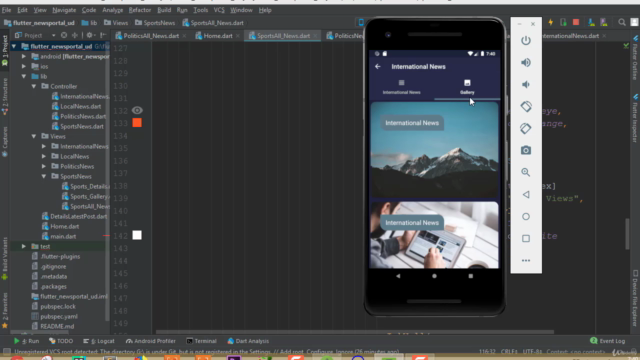 Flutter News Portal App-Firestore Backend(Android&ios App) – Screenshot 3