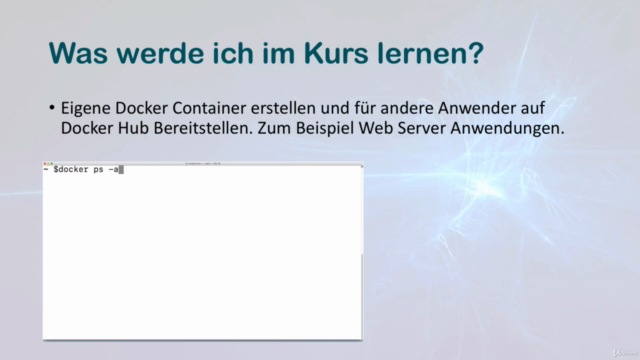 Docker Grundlagen (mit Docker Compose und Swarm) – Screenshot 3