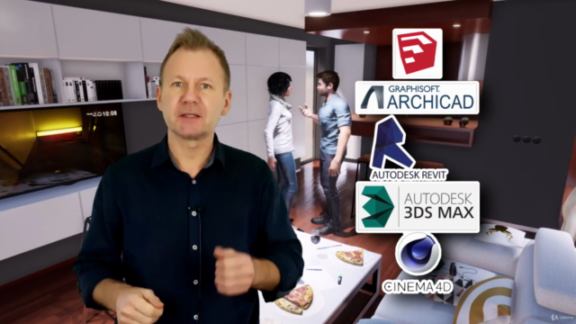 Twinmotion 2020 wizualizacja apartamentu – Screenshot 2