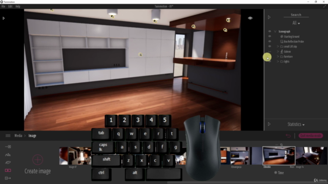 Twinmotion 2020 wizualizacja apartamentu – Screenshot 3