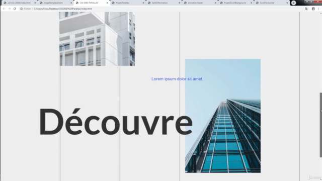 Les animations au Scroll en 9 projets – Screenshot 2