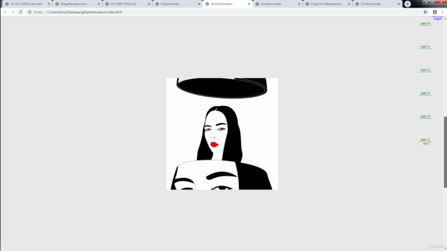 Les animations au Scroll en 9 projets – Screenshot 3