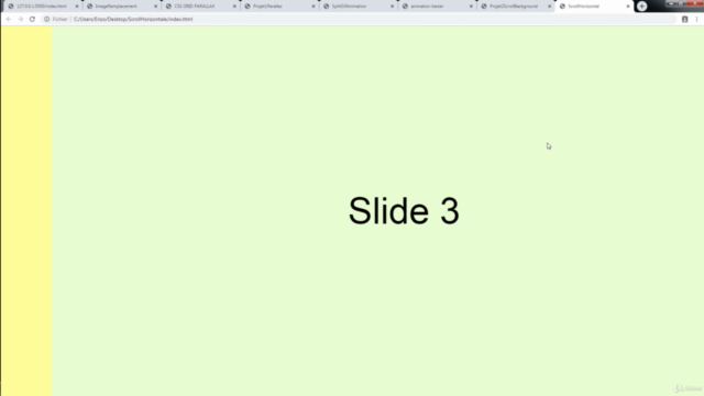 Les animations au Scroll en 9 projets – Screenshot 4