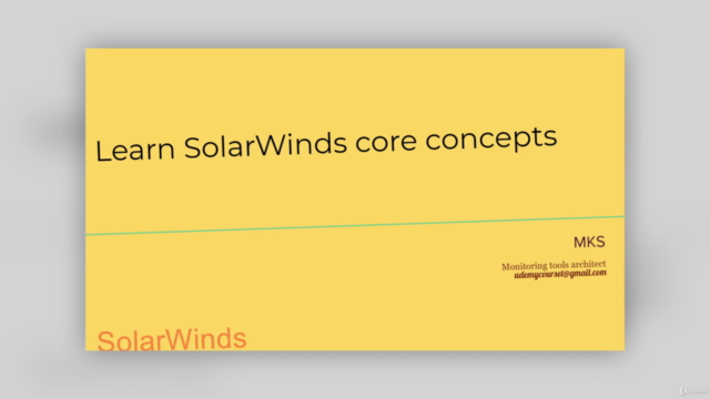 Learn SolarWinds core concept to become an expert – Screenshot 1