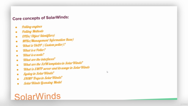 Learn SolarWinds core concept to become an expert – Screenshot 4