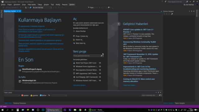 Visual basic kodlama dili ile Program yazmayı öğrenin – Screenshot 1