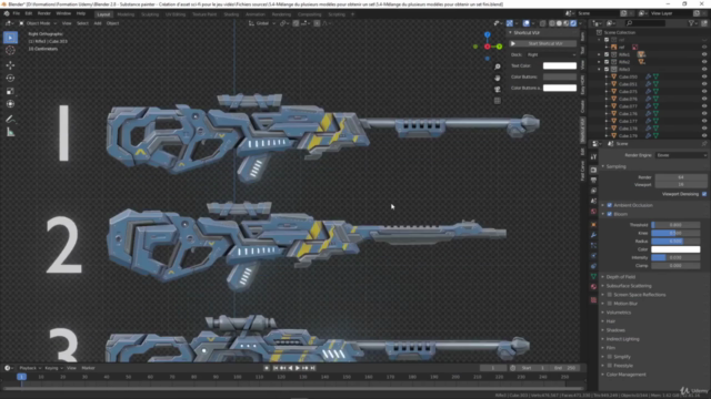 Blender 2.81 - Substance painter - Sci fi asset creation – Screenshot 3