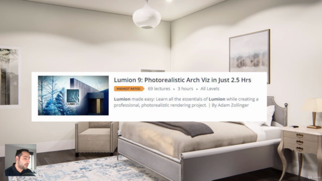 Lumion Interiors: Create Two Arch Viz Interior Projects – Screenshot 4