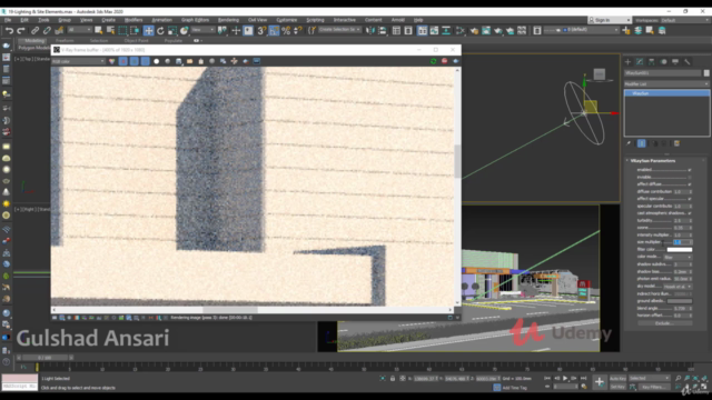 3Ds Max & Vray Complete Exterior Visualization Project – Screenshot 3