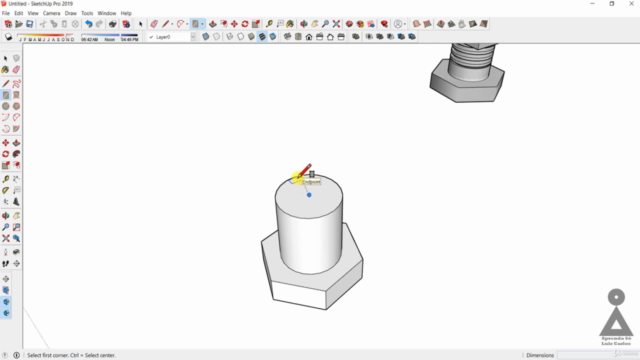 Curso de SketchUP - Aprenda Modelar Móveis passo a passo – Screenshot 3