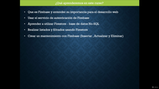 Firebase en la web:Usa servicios de backend desde Javascript – Screenshot 1