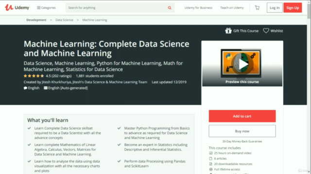 Machine Learning : Complete Maths for Machine Learning – Screenshot 1