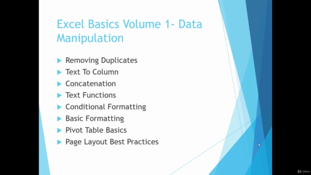 Excel Basics - Data & Text Manipulation – Screenshot 1