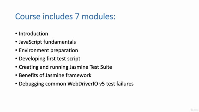 WebDriverIO v5 JavaScript&Node.js automation for beginners – Screenshot 1