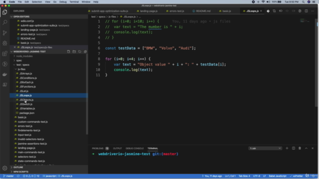WebDriverIO v5 JavaScript&Node.js automation for beginners – Screenshot 3