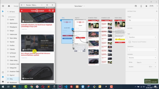 Baştan Sona Uygulamalarla Adobe XD Eğitimi - Screenshot_04