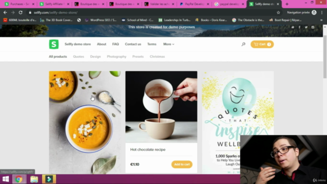 Utiliser sellfy pour créer sa propre boutique en ligne – Screenshot 2