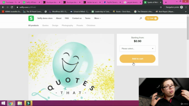 Utiliser sellfy pour créer sa propre boutique en ligne – Screenshot 4