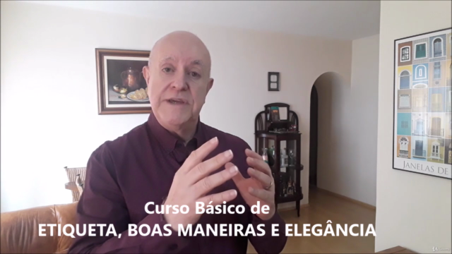 Curso básico de etiqueta, boas maneiras e elegância – Screenshot 3
