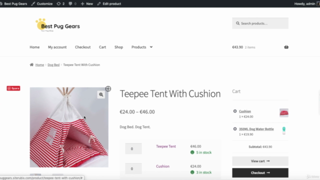 Build an eCommerce Website with WordPress & WooCommerce – Screenshot 4