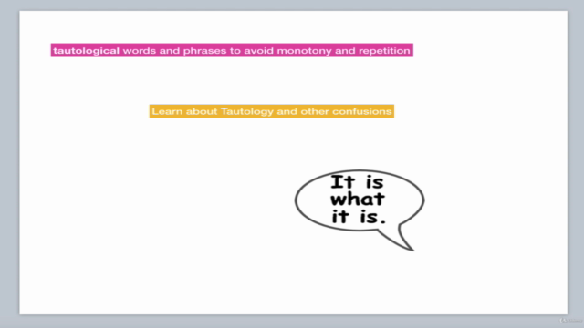 Learn about Tautology  in English Language – Screenshot 2