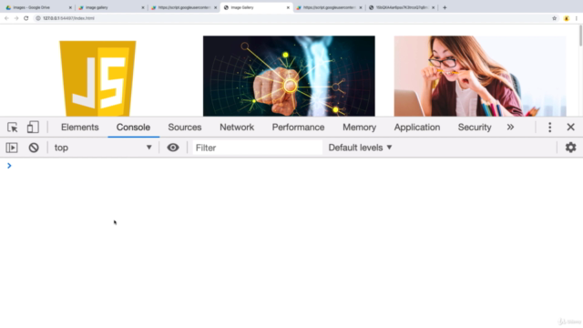 Google Drive Image Gallery Website JavaScript Google Script - Screenshot_01