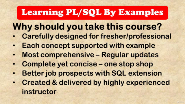 Learning PL/SQL - Truly Basic to Advanced The Example Way – Screenshot 3