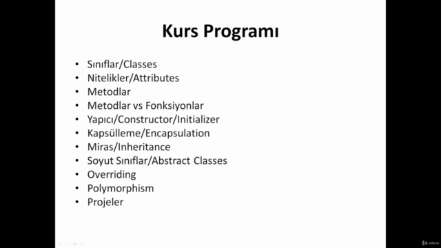 Python ile Nesne Tabanlı Programlama A-Z™ – Screenshot 1