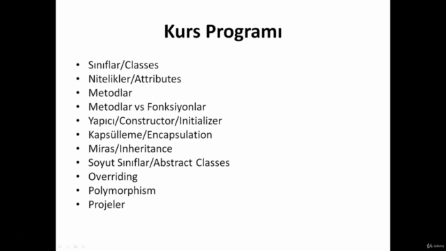 Python ile Nesne Tabanlı Programlama A-Z™ – Screenshot 2