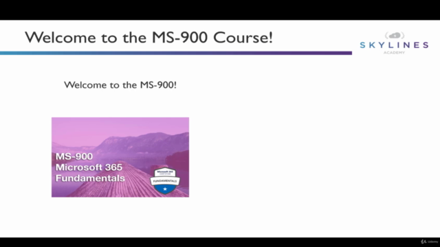 Microsoft MS-900 Certification: M365 Fundamentals – Screenshot 1