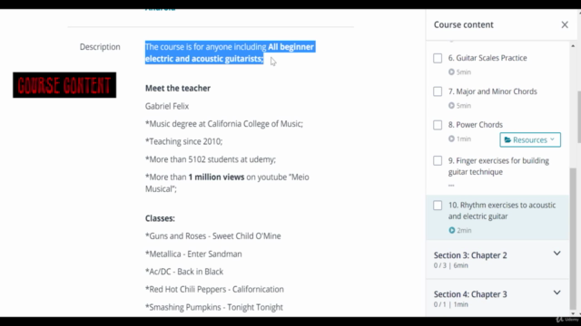 10 of the best guitar riffs for beginners – Screenshot 2