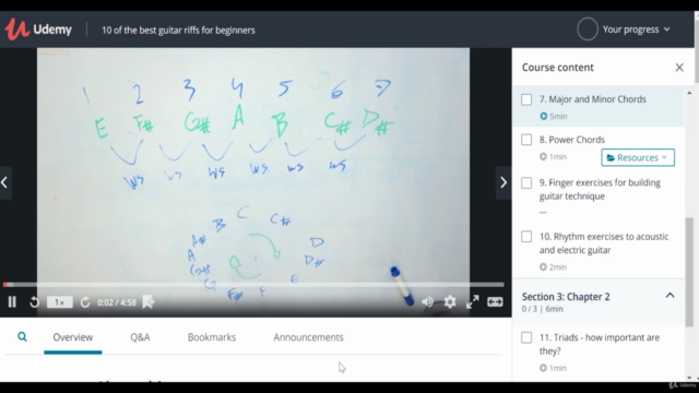 10 of the best guitar riffs for beginners – Screenshot 3