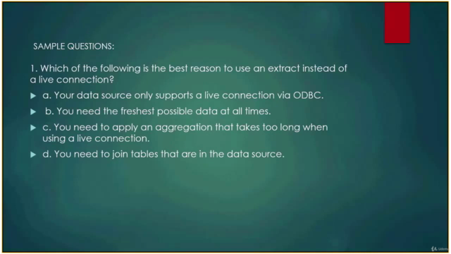 Tableau Desktop Specialist Certification Practice Tests 2020 – Screenshot 3