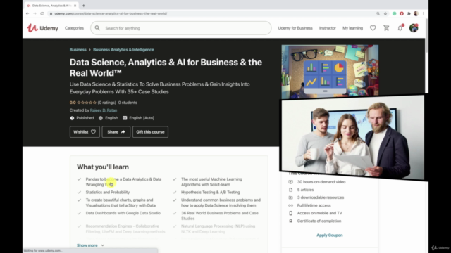 Data Analysis Bootcamp™ 21 Real World Case Studies – Screenshot 4