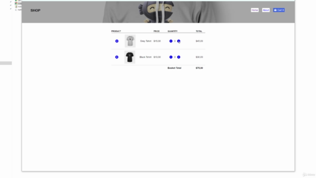 JavaScript Shopping Cart Tutorial – Screenshot 3