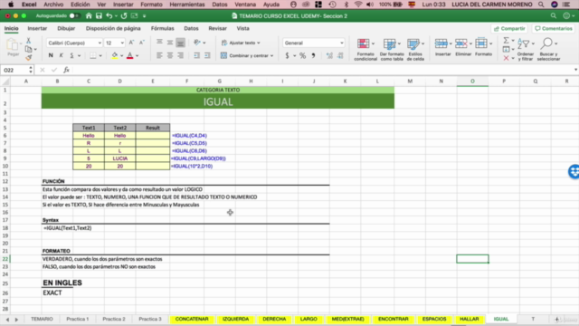 Curso Excel Completo. 50 Funciones Básicas de Excel – Screenshot 2