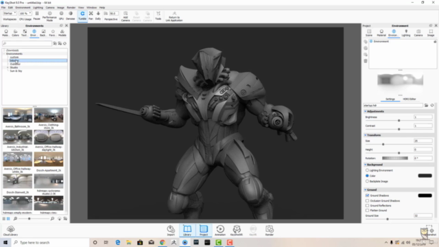 Hard Surface Character Sculpting in ZBrush – Screenshot 3