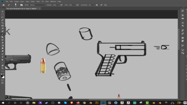Concept Art: Draw and Paint Fantasy and Scifi Weapons – Screenshot 2