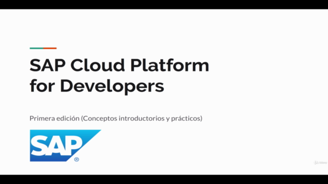 SAP Cloud Platform for Developers – Screenshot 1
