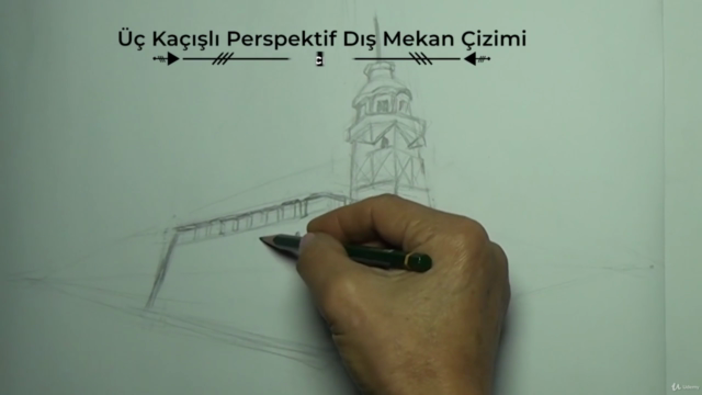 KARAKALEM DESEN DERSLERİ, Ünite :7 Perspektif Çizimi – Screenshot 4