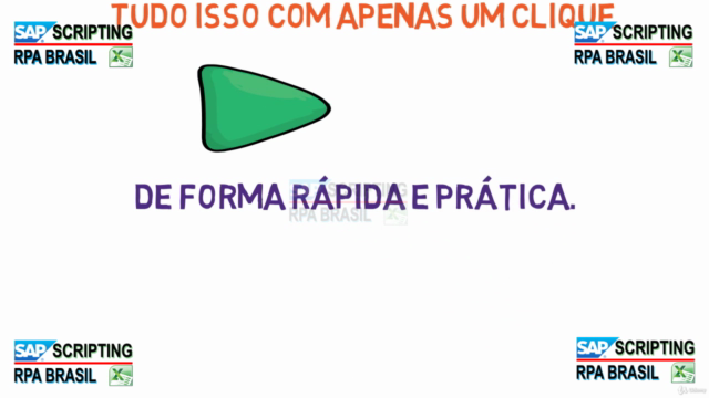SAP + EXCEL VBA (AUTOMATIZE TAREFAS E TRANSAÇÕES) – Screenshot 3