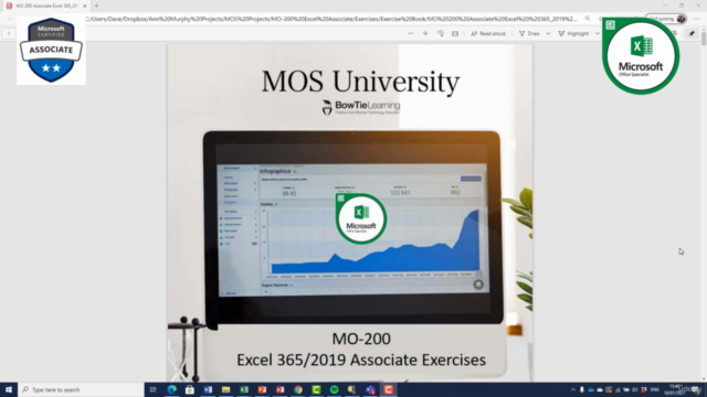 MO-200 Microsoft Excel (Office 2019) Associate Certification – Screenshot 3