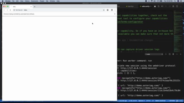 Parallel execution in Test Automation Selenium WebDriverIOv5 – Screenshot 2