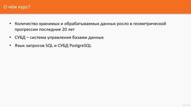 Практический курс для новичков по SQL и PostgreSQL – Screenshot 1