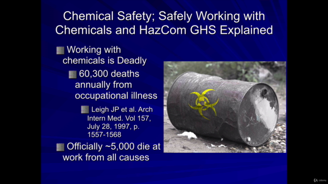 Chemical Safety; Safely Working with Chemicals @ Work & Home – Screenshot 4